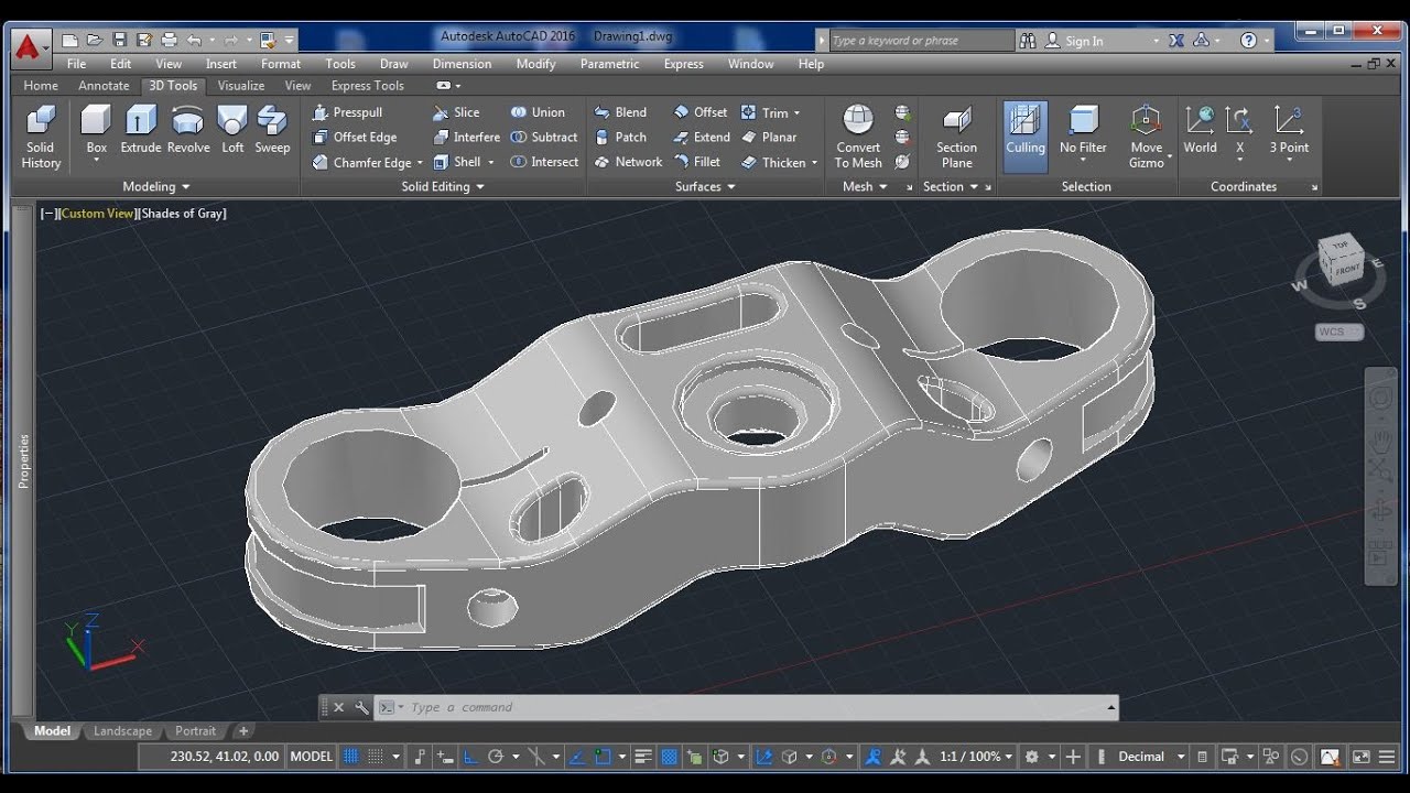 AUTOCAD 3D 2016-2017 